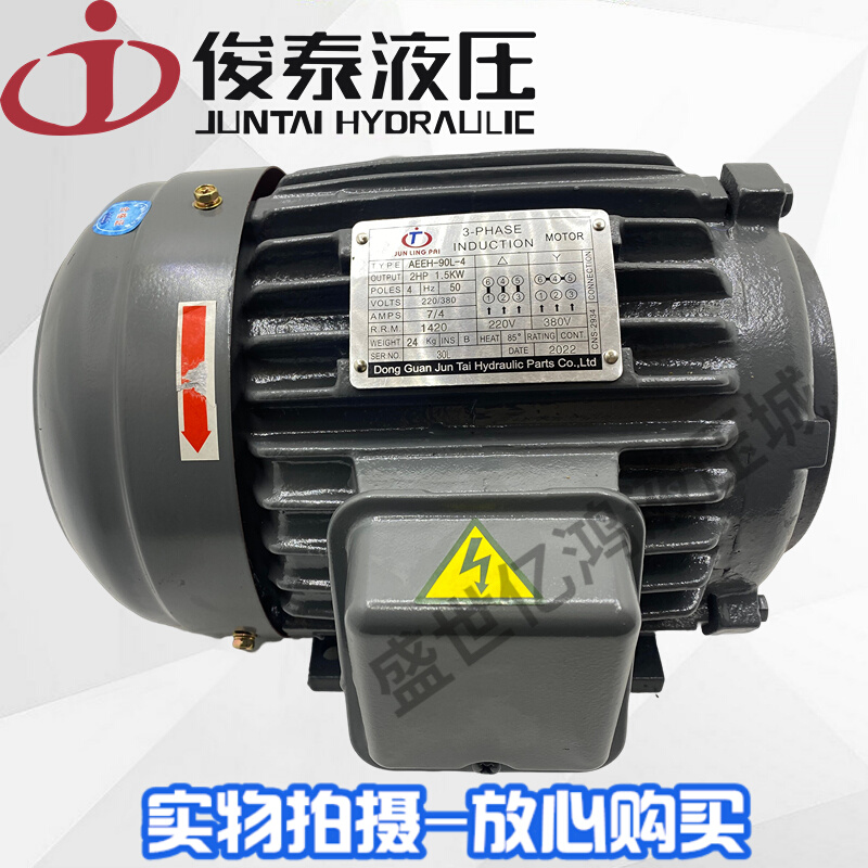 -3PHASE俊泰内轴电机AEEH-80/90/100L/112M-4 0.75/1.5/2.2/3.7KW - 图3