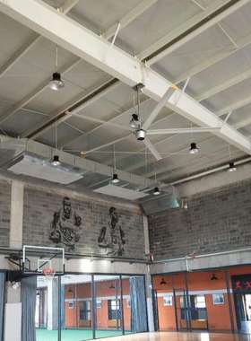 6.1m6叶永磁无刷散热大型吊扇体育馆无刷降温1.5kw大功率工业风扇