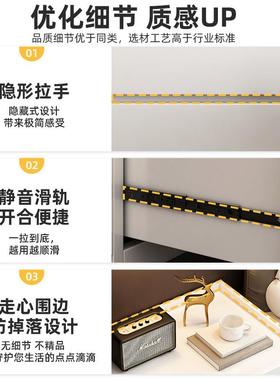 床头柜卧室创意组合收纳储物柜现代简约床头柜轻奢高级感床边柜子