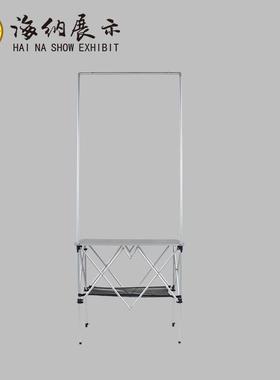 品广告牌展会展示桌架子展台饮促销折叠尝试加粗广告台铝合金促销