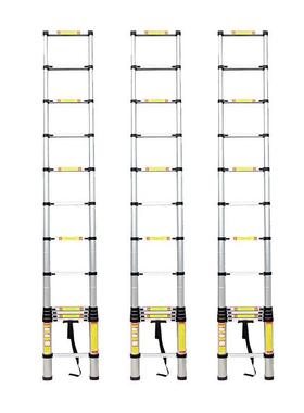 天津简工（SIMWORK）竹节伸缩梯单面梯缩回114厘米重15.7公