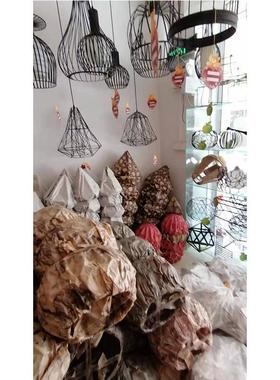 东昌区东南亚风格田园艺术装饰竹吊灯竹编榻榻米中式东南亚竹灯具