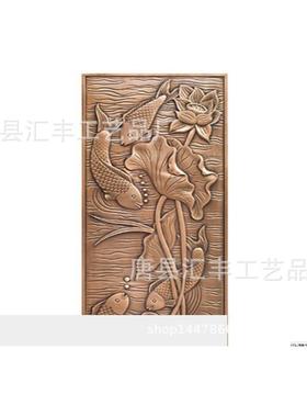 大型紫铜浮雕工艺品紫铜锻铜浮雕墙玻璃钢仿古铜浮雕壁画