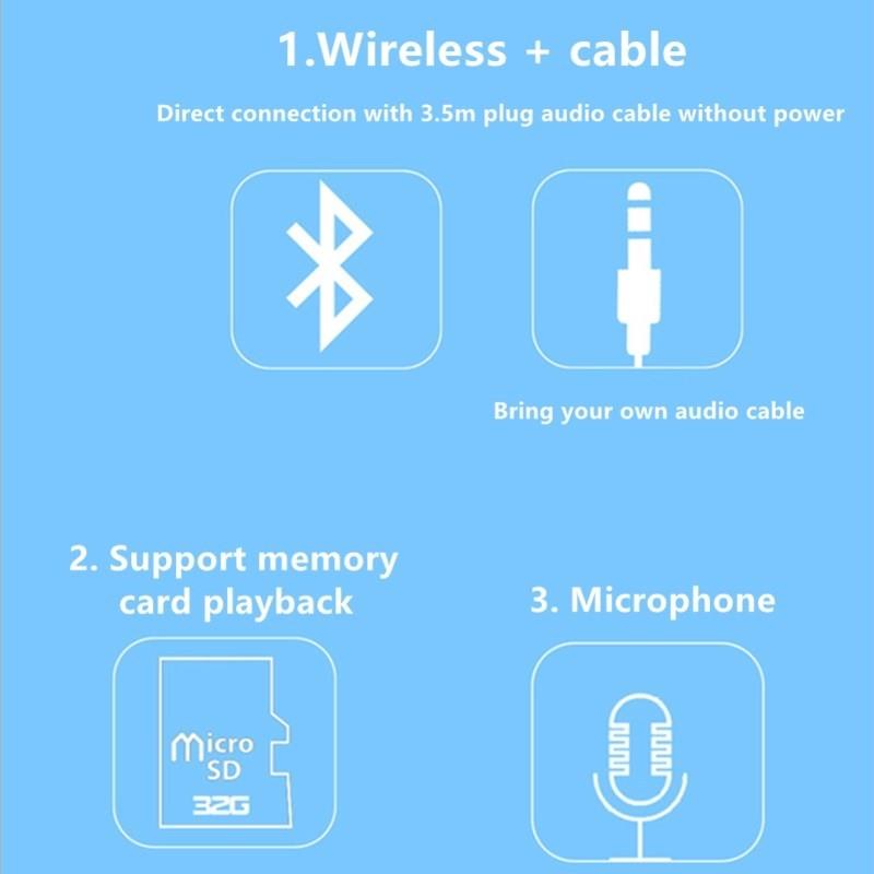 Cosplay Miku Nakano Sanken Wireless Wired 2 in1 Bluetooth H - 图1