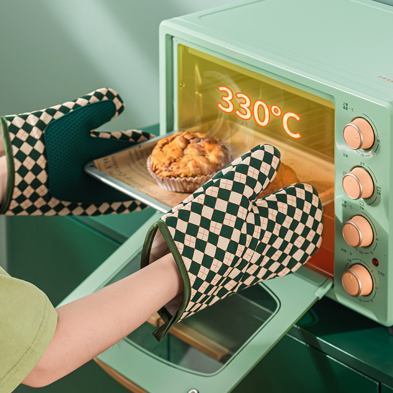 家用防烫烤箱用k隔热手套加厚微波炉专用硅胶防滑耐高温烘焙厨房,淘宝优惠券,粉丝福利购,淘宝优惠卷