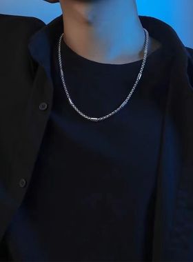 霸气重工装复古项链男简约ins