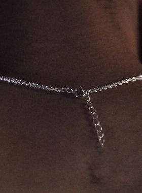 波光粼粼项链男小众设计高级感