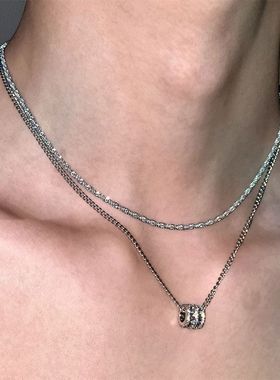 小众设计轻奢高级感项链男毛衣链