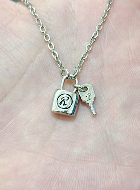 NANA同款迷你南京锁项链女潮简约百搭锁骨链情人节礼物