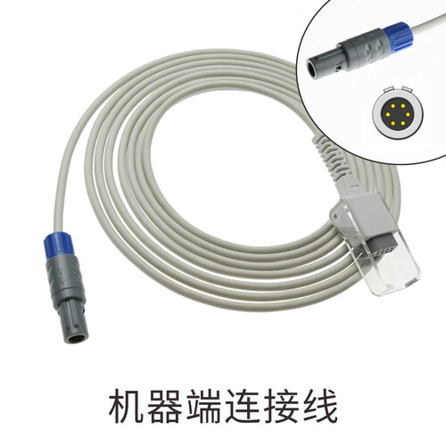 兼容PMMR MEC 理邦IIM50 M8心电监护仪血氧探头6针双监护仪配件 - 图2