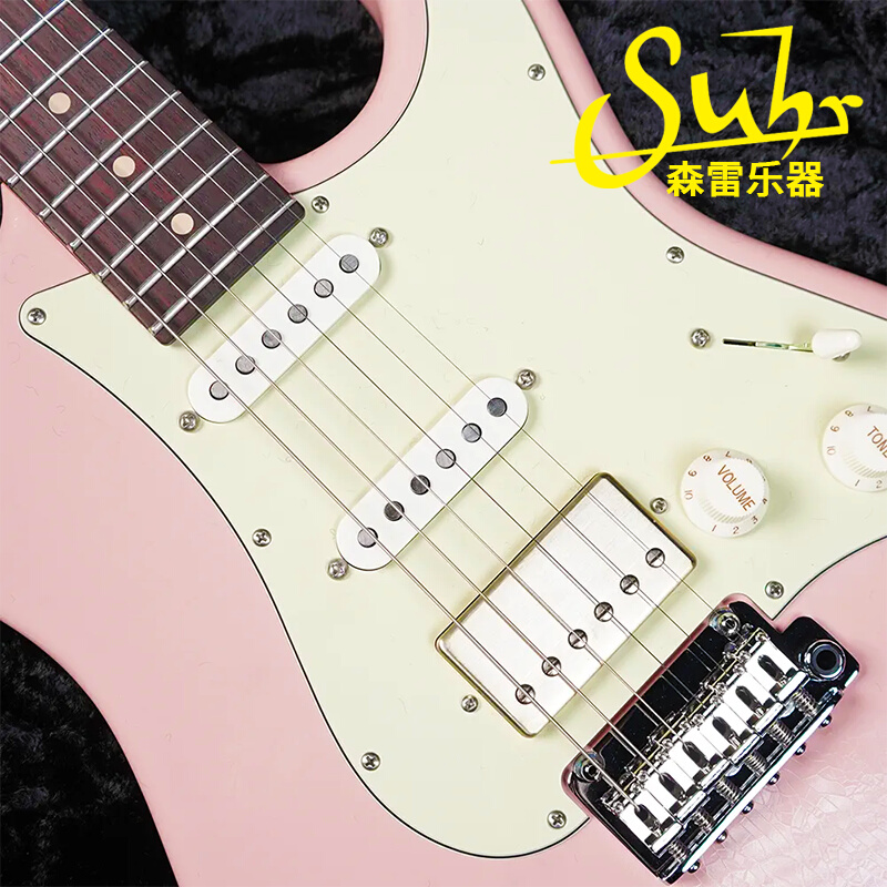 Suhr Mateus Asato Classic S/Tele黑金贝壳粉浓眉哥签名款电吉他 - 图1