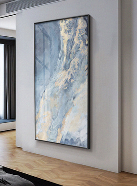 网红星川厅装饰画现代轻奢沙画发背景墙抽象玄关客挂画大幅落地画