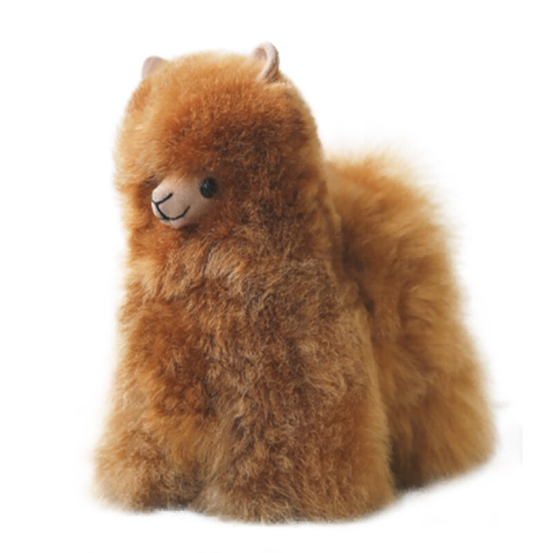 新品促销吐吐驼c TUI ALPACA 英迪羊驼 秘鲁进口 羊驼毛手工玩偶 - 图0