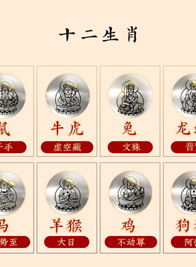 极速大善a堂净心原石朱砂本命像手串女款男本命年龙年礼物原石平