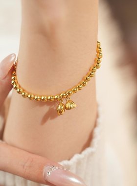 金包银两世欢手链古法传承手莲