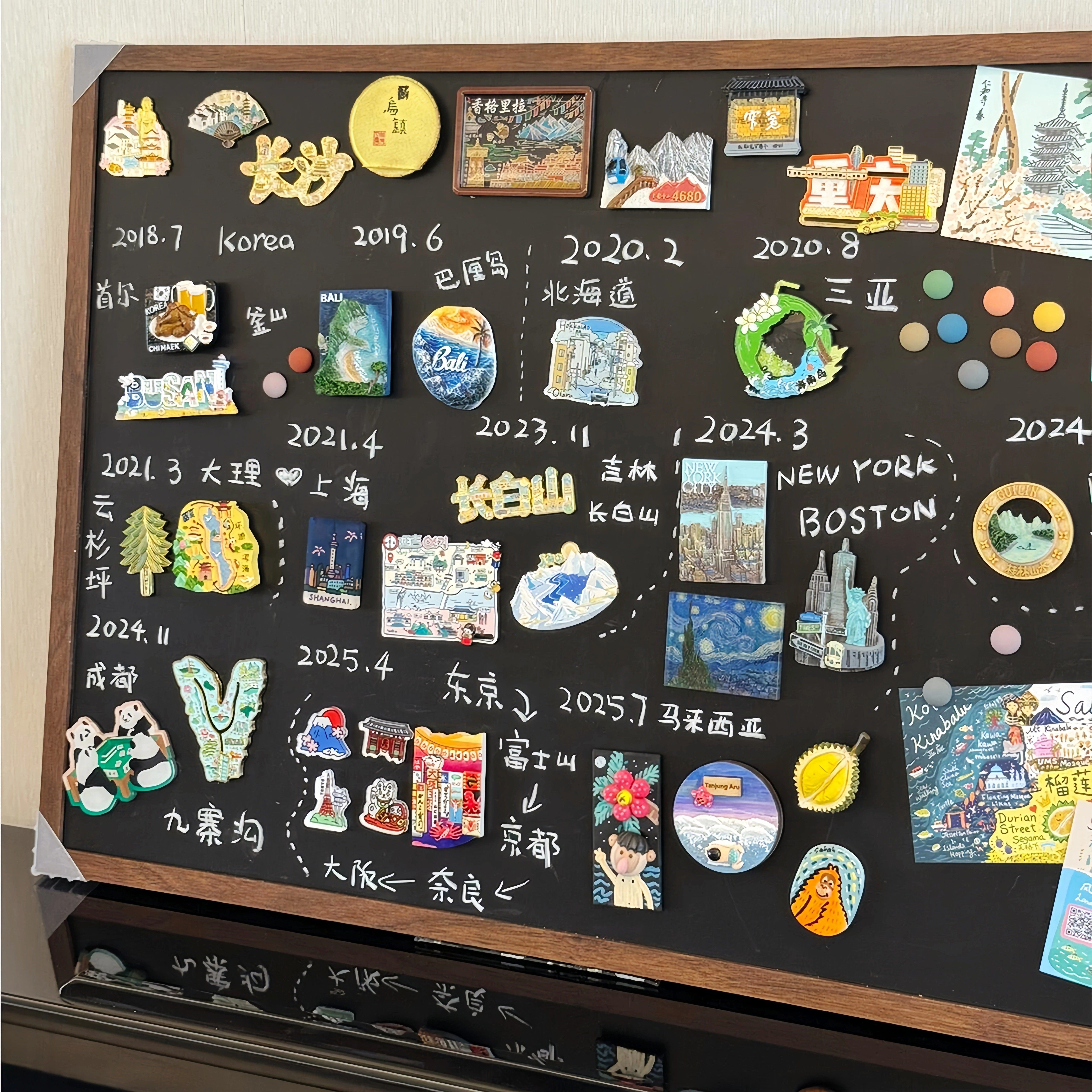 冰箱贴展示板磁吸收纳板磁吸黑板冰箱贴收纳展示照片墙磁吸板,淘宝优惠券,粉丝福利购,淘宝优惠卷