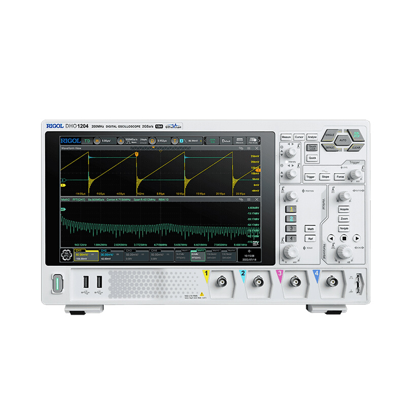 100M数字示波器DHO1104 1102 1204 1072 1074高分辨率12bit - 图3