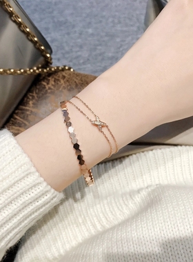 尚美铂爵轻奢男女18K玫瑰金手镯