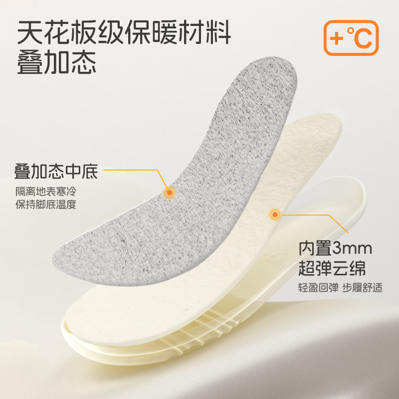 SMIBU斯密朴童鞋2025冬季新款板鞋男女童户外加绒运动登山鞋川峡 - 图0