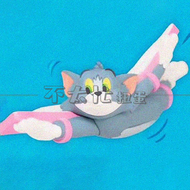 灰鹤预订猫和老鼠串联挂件  TOMY多美 汤姆杰瑞收藏吊饰  扭蛋 - 图0