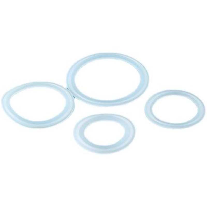 硅橡胶快装垫片卫生级圆形密封垫圈卡盘快接O垫片卡箍垫. 量大整 - 图2