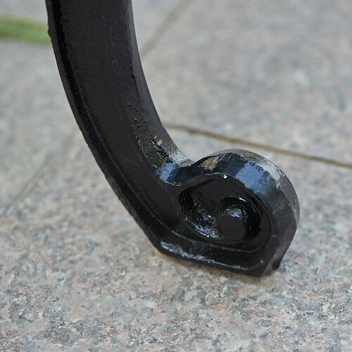 户外公园椅 庭院广场镀锌长椅 E观景长椅公园椅子 休闲座椅 - 图2