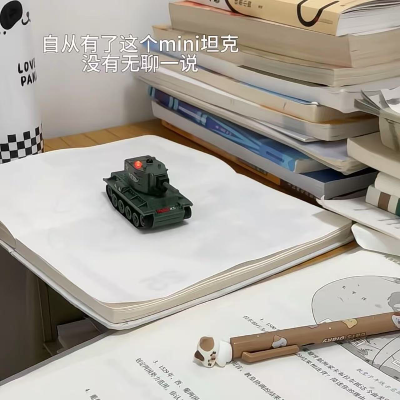 迷你遥控坦克创意仿真可充电越野车红外对战遥控车送男朋友小礼物 - 图1