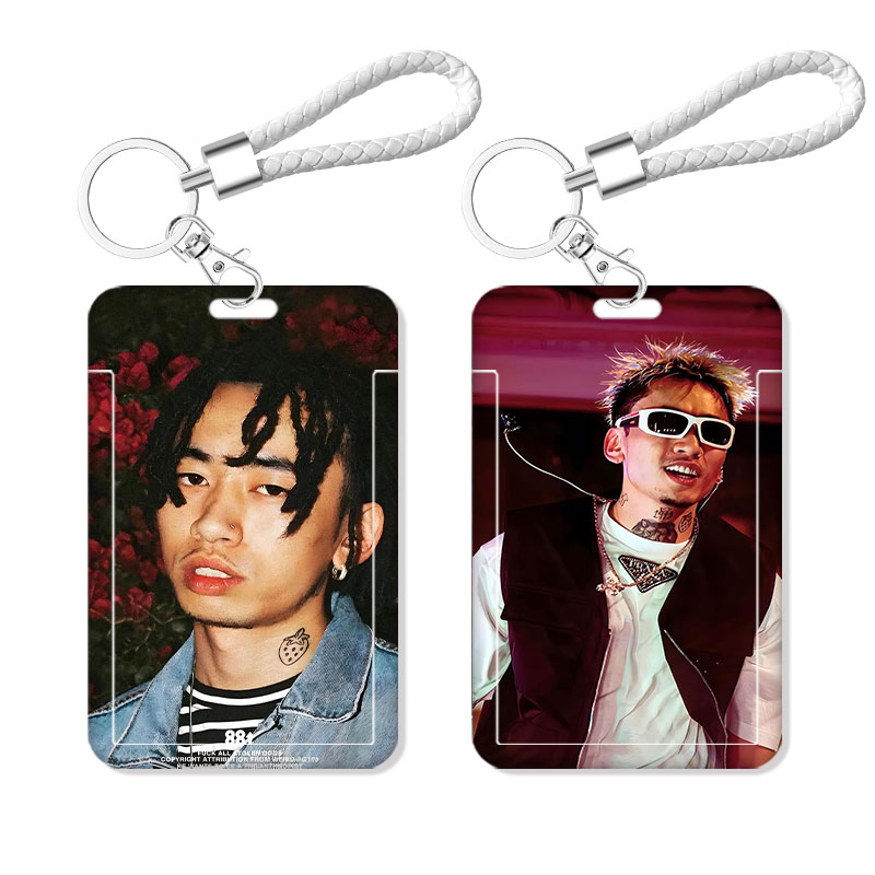 说唱新时代马思唯卡套高颜值ins风追星饭卡校园卡保护套公交卡学生水卡证小卡片套工作证工牌证件套校牌挂绳 - 图0