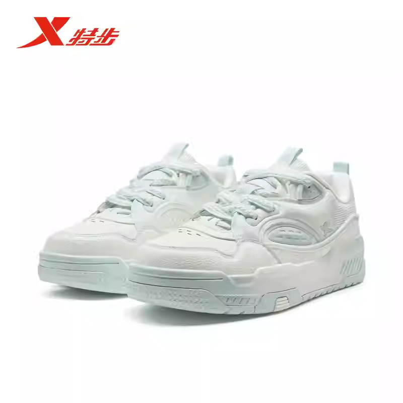 特步征程板鞋女款2025新款商场同款休闲鞋厚底板鞋975318310028,淘宝优惠券,粉丝福利购,淘宝优惠卷