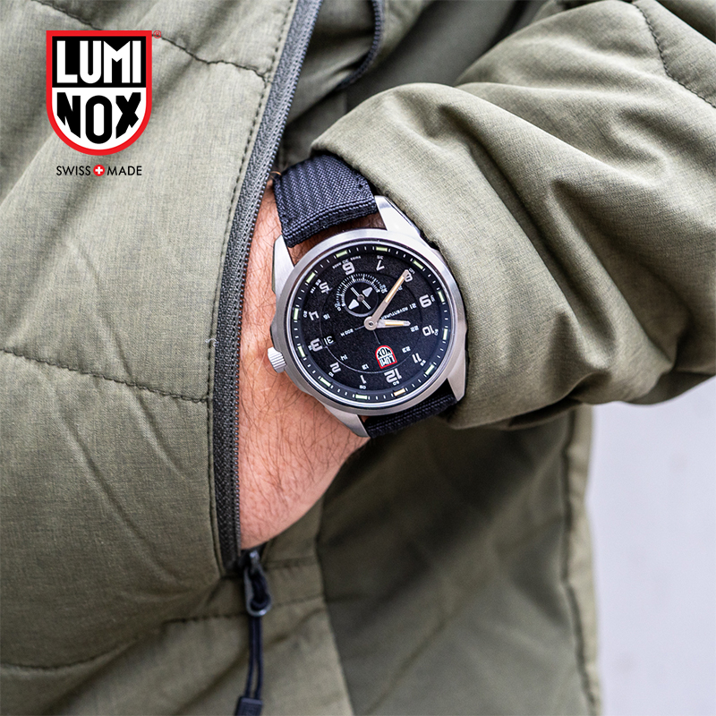 冒险家 | 雷美诺时 瑞士手表男休闲运动 鲁美诺斯军表氚气表1761 - 图1