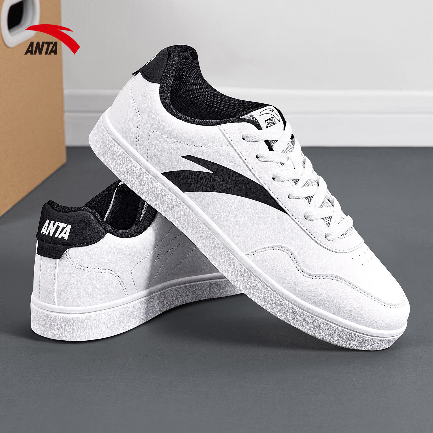 安踏小白鞋官方旗舰正品男鞋平板鞋2025冬季新款轻便休闲鞋运动鞋,淘宝优惠券,粉丝福利购,淘宝优惠卷