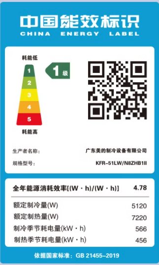 【三室一厅】美的空调一级1.5匹酷金2代挂机3匹柜机风锦2代套装 - 图1