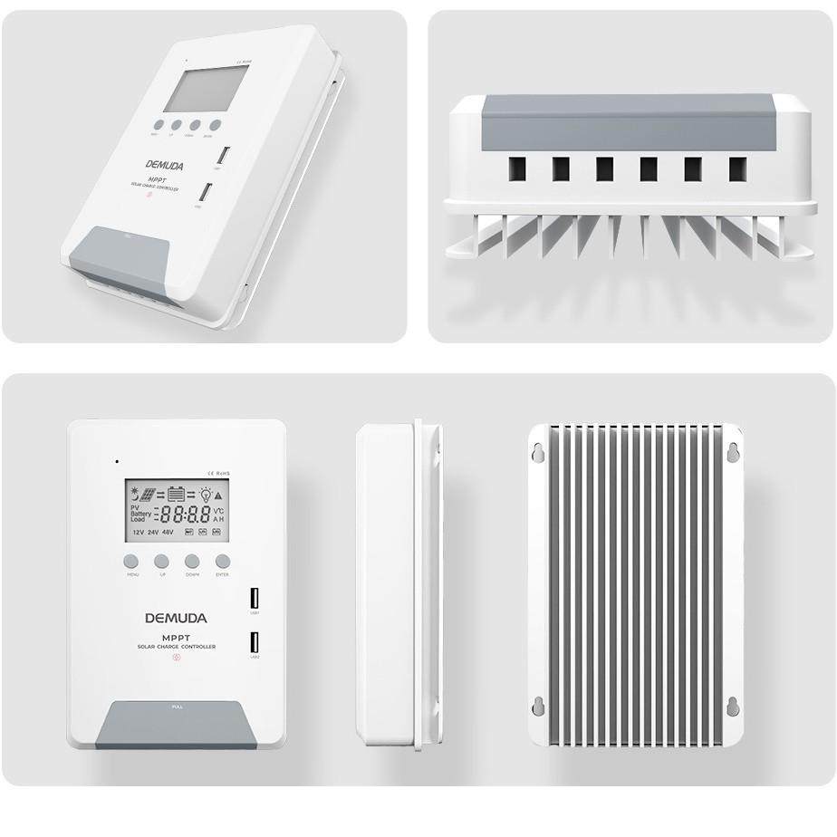 MPPT太阳能控制器12V24V太阳能监控系统家用智能充电器发电系统,淘宝优惠券,粉丝福利购,淘宝优惠卷