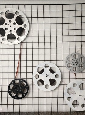 复古怀旧老电影胶片16毫米16mmC电影胶片胶卷片夹创意道具摆件套