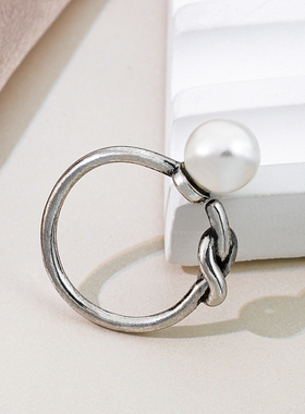 朗同不规则复古时尚气质欧美风戒指简约嘻哈手饰潮流时尚开口指环