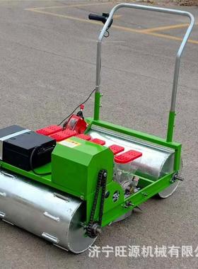 电动6行蔬菜播种机韩版式手推精播机汽油油菜播种机