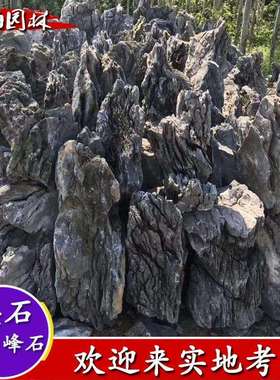 假山石园林石英德石景观石景石假山石料英石峰石青龙石英石