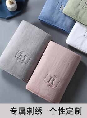 2024新款加厚浴巾男女家用比纯棉吸水速干裹巾大人情侣款之满