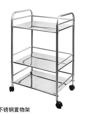 不锈钢置物架微波炉架系列三层四层五层厨房置物架落地多层整理架