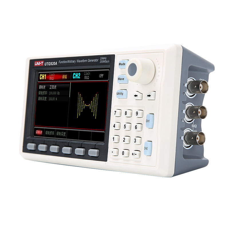 优利德函数/任意波形发生器双通道频率计脉冲信号发生器UTG920A - 图3