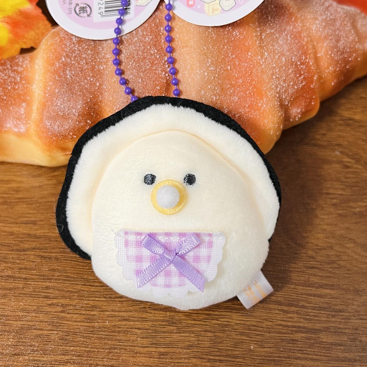 友趣预订yell可爱小眼睛呆萌牡蛎挂件7cm带围裙兜款毛绒玩偶挂饰 - 图3