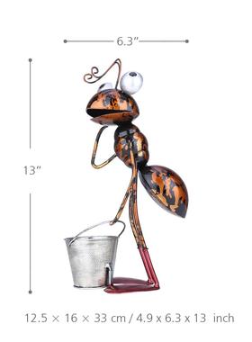 预爆款TOOARTS提桶 推车 拿锹蚂蚁 工艺品摆件创意家居摆件装饰