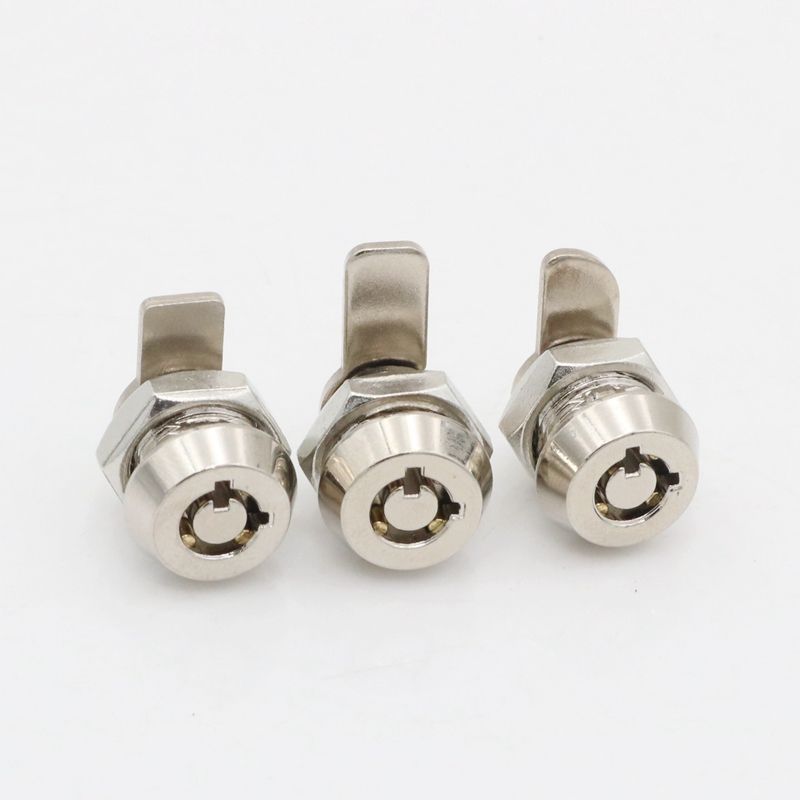 极速MS506h小梅花撢子锁小圆柱转舌锁小电箱通讯箱信箱机械撢子小 - 图0