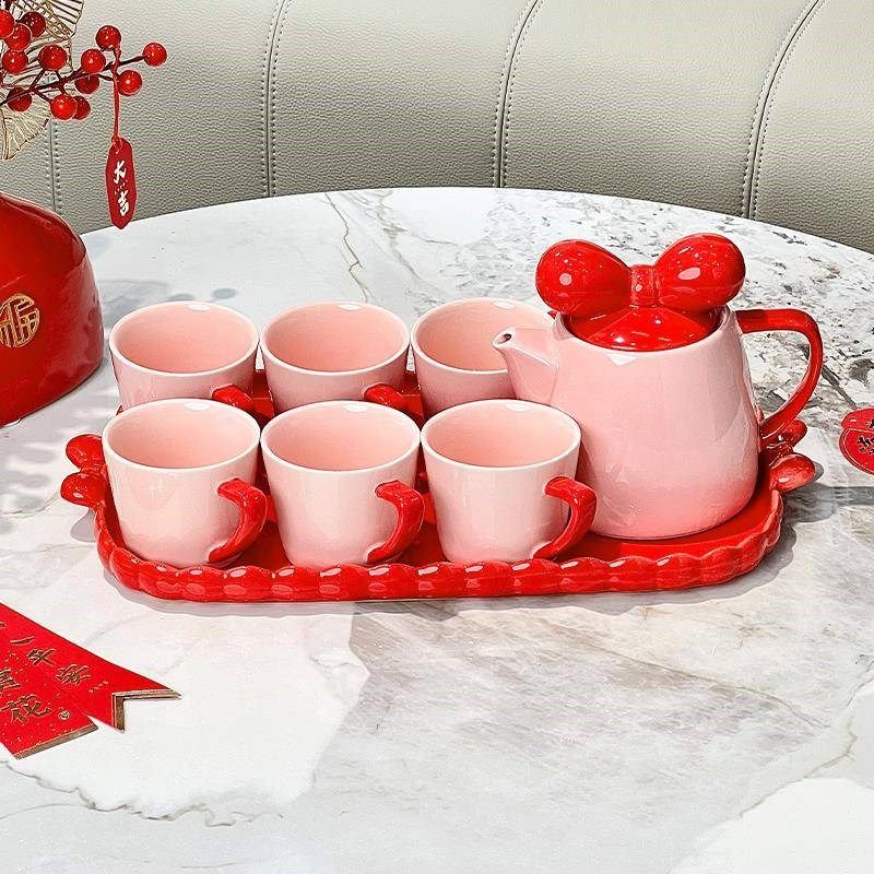 结婚新婚礼物送新娘乔o迁新居搬家伴手礼水杯杯子套装茶具套装礼,淘宝优惠券,粉丝福利购,淘宝优惠卷