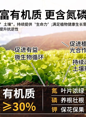 羊粪发酵有机肥花卉蔬菜专用肥料多植物适用花肥农家肥腐熟羊粪种