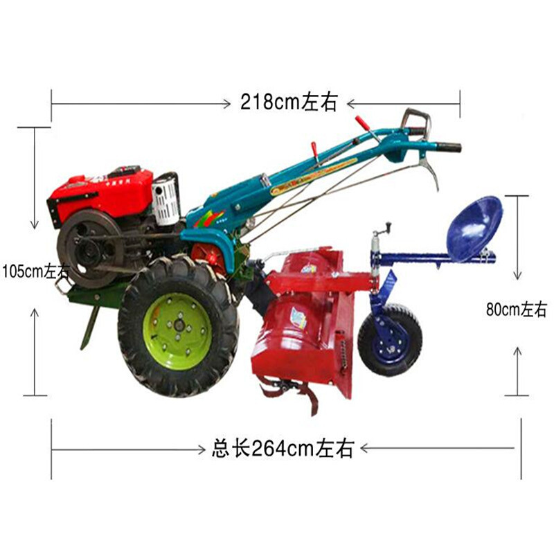 江西手扶拖拉机打田机大马力手扶拖拉机可搭载各种农机 - 图3