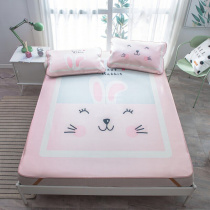 Children cartoon ice silk cool mat 2 pieces of summer large version printed 1 35m Three sets of air conditioning Soft mats Sub-washable