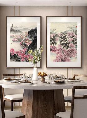 定做新文治江春晓关宋图中玄南装饰画餐厅式挂客厅国画书房画风景