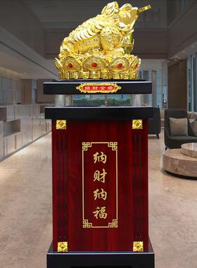 金蟾招财摆件宾馆饭店店铺开业礼品办公室客厅落地旺财金蝉摆件
