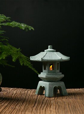 仿古景观石灯笼园艺花卉盆景造景装饰石灯笼小摆件花园摆件